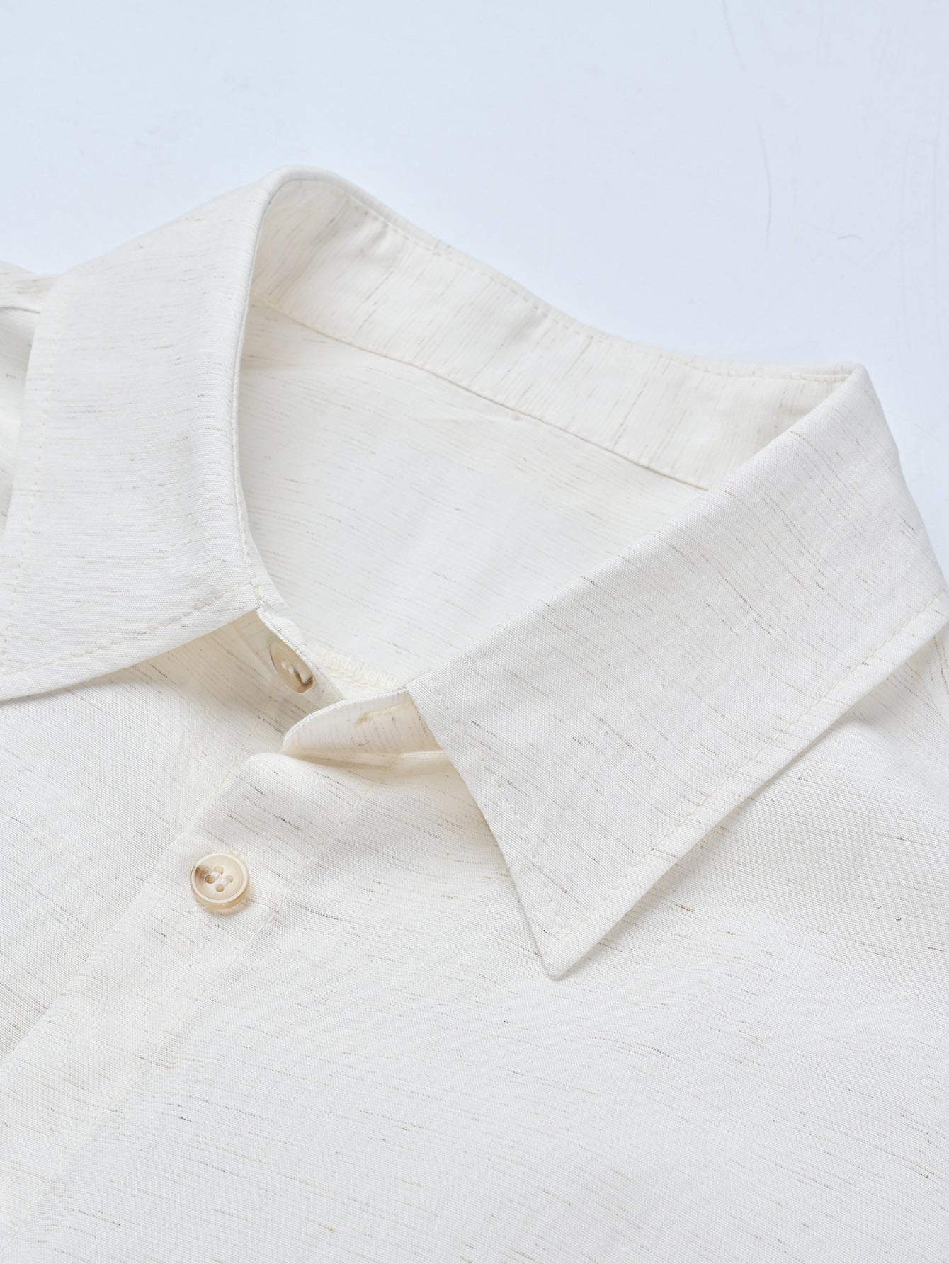 Men's Summer Short Sleeve Lapel Collar Shirt & Shorts 2-Piece Set